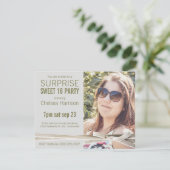 驚きの菓子16の写真の誕生会 招待状 (スタンド正面)