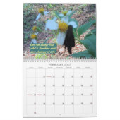 驚きの蝶の翼 カレンダー (2月 2027)