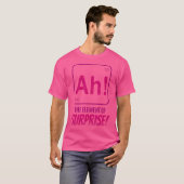 驚きの要素 化学専攻の学生 Tシャツ (正面フル)