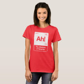 驚きの要素!面白い女性用Tシャツ Tシャツ (正面フル)