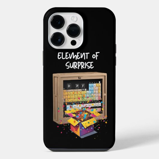 驚きの要素 iPhoneケース (裏面)