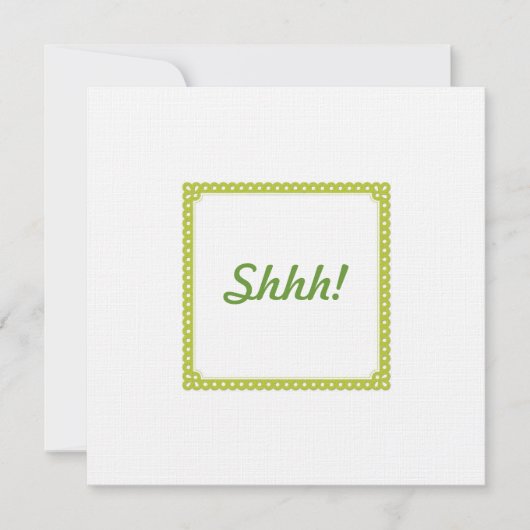 驚きの誕生会のモダンでカスタムな招待状 招待状 (正面)