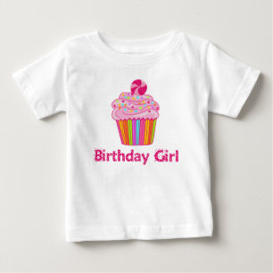 驚きの誕生日のカップケーキ ベビーTシャツ