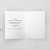 驚きの誕生日 カード (内部)