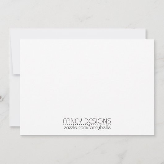 驚きの誕生日 招待状 (裏面)