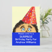 驚きの顔パーティーのための衝撃を受けた 招待状 (スタンド正面)