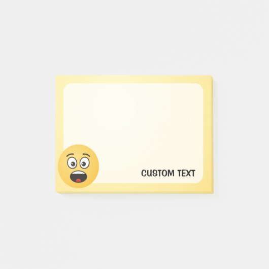 驚きの顔 ポストイット (正面)
