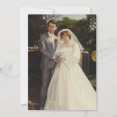 驚きの40th Rubyの結婚記念日パーティー写真 招待状 (裏面)