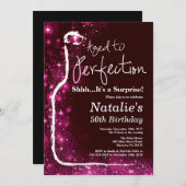 驚きの50誕生日ワインが完成度に優れた 招待状 (正面/裏面)