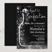 驚きの70誕生日ワインが完成度に優れた 招待状 (正面/裏面)