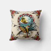 驚き芸術的デザイン枕カバー クッション (裏面)