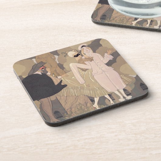 驚き(w/c紙で) コースター (左側)