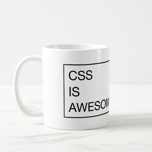 驚くばかりのCSSの*is* コーヒーマグカップ (左)