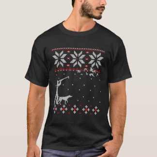 驚くべきおもしろいカモ狩り鹿狩り醜F Tシャツ