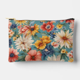 驚くべきエレガント優しい夏の花 アクセサリーポーチ