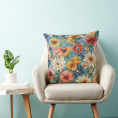 驚くべきエレガント優しい夏の花 クッション (椅子)