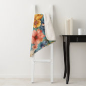 驚くべきエレガント優しい夏の花 シェルパブランケット (インサイチュ)