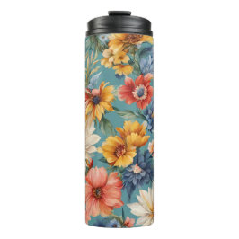 驚くべきエレガント優しい夏の花 タンブラー