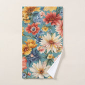 驚くべきエレガント優しい夏の花 バスタオルセット (ハンドタオル)