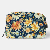 驚くべきオレンジ色の黄色と繊細な白い花 ドップキット (裏面)