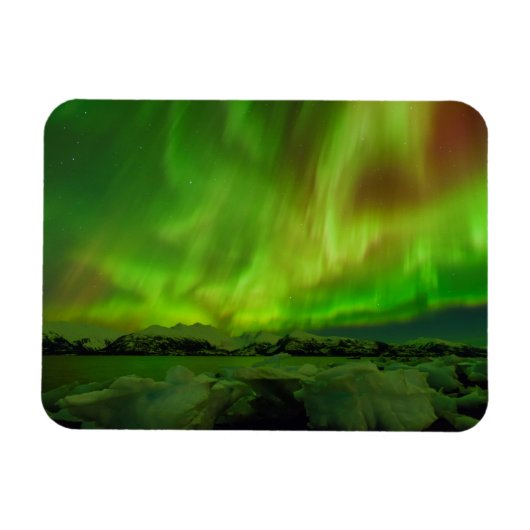 驚くべきオーロラ マグネット (横)