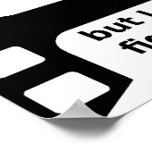 驚くべきキャスおもしろいポスターサイン ポスター (角)