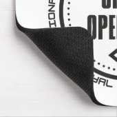 驚くべきクレーン運転士 マウスパッド (コーナー)