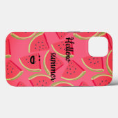驚くべきクール、ピンクのスイカの低い夏のケース – Case-Mate iPhoneケース (裏面 (横))
