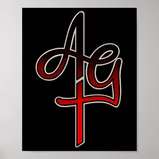 驚くべきグレイスタトゥー出血ハート ポスター (正面)