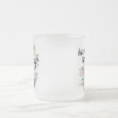 驚くべきグレイスハウスウィートザサウンドフローラ フロストグラスマグカップ (中央)