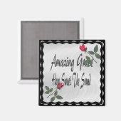 驚くべきグレイスマグネット マグネット (正面/裏面)