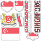 驚くべきシンガポールが国のシンボルを形作る シール (正面)