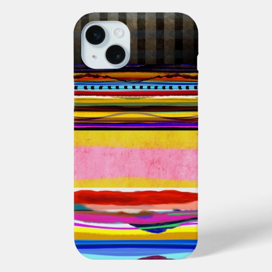 驚くべきストライプルピデテキラモダンアート Case-Mate iPhoneケース (裏面)