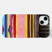 驚くべきストライプルピデテキラモダンアート Case-Mate iPhoneケース (裏面 (横))