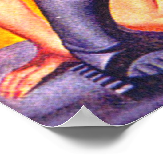 驚くべきストーリーヴィンテージパルプマガジンカバーアート ポスター (角)