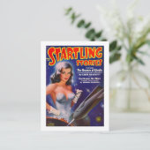 驚くべきストーリー3月 – ヴィンテージサイエンスフィクション漫画 ポストカード (スタンド正面)