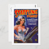 驚くべきストーリー3月 – ヴィンテージサイエンスフィクション漫画 ポストカード (正面/裏面)