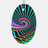 驚くべきスパイラル(言葉を変える) セラミックオーナメント (左)