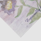 驚くべきティッシュペーパーの大きな紫色の花 薄葉紙 (詳細)