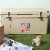 驚くべきノルウェーが国のシンボルを形作る シール (クーラー)