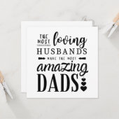 驚くべきパパ，妻から愛する夫 カード (正面/裏面インサイチュ)