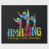 驚くべきパワフルで美しい(2) ラッピングペーパー (フラット)