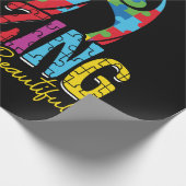 驚くべきパワフルで美しい(2) ラッピングペーパー (角)