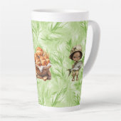 驚くべきパンと魚の大容量ラテマグ カフェラテマグ (右アングル)