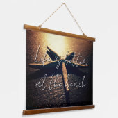 驚くべきヒトデビーチ写真カスタム 吊り下げ型タペストリー (傾斜あり)