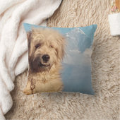 驚くべきヒマラヤ犬の印刷 クッション (ブランケット)