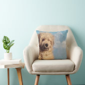 驚くべきヒマラヤ犬の印刷 クッション (椅子)