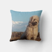 驚くべきヒマラヤ犬の印刷 クッション (裏面)