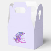 驚くべきモザイクのドラゴンパープル フェイバーボックス (オープン)