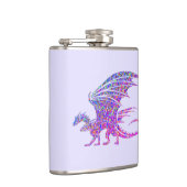 驚くべきモザイクのドラゴンパープル フラスク (右)
